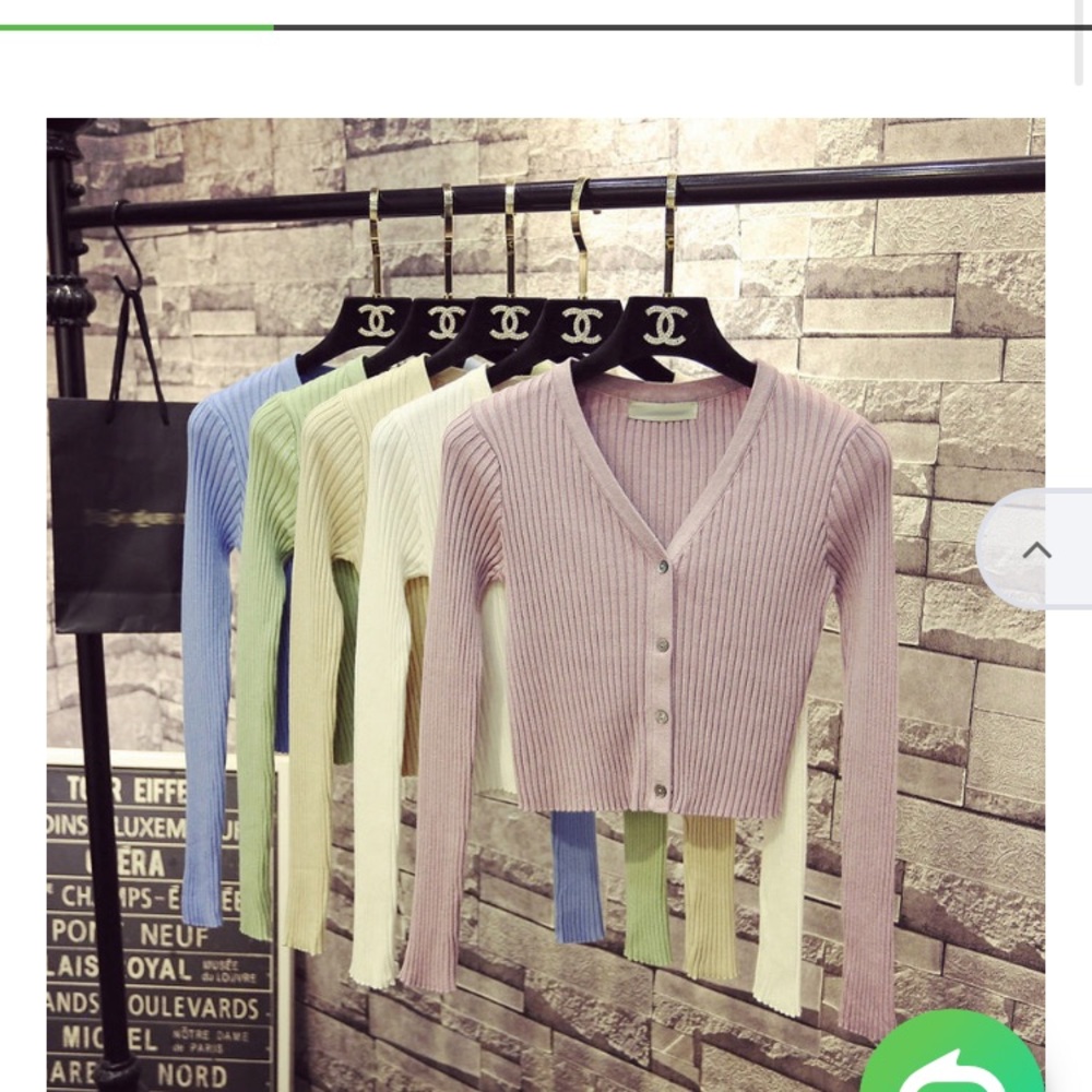 ZELE Cropped Cardigan - Picture 2 of 3